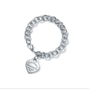 Tiffany & Co. Sterling Silver Heart Bracelet
